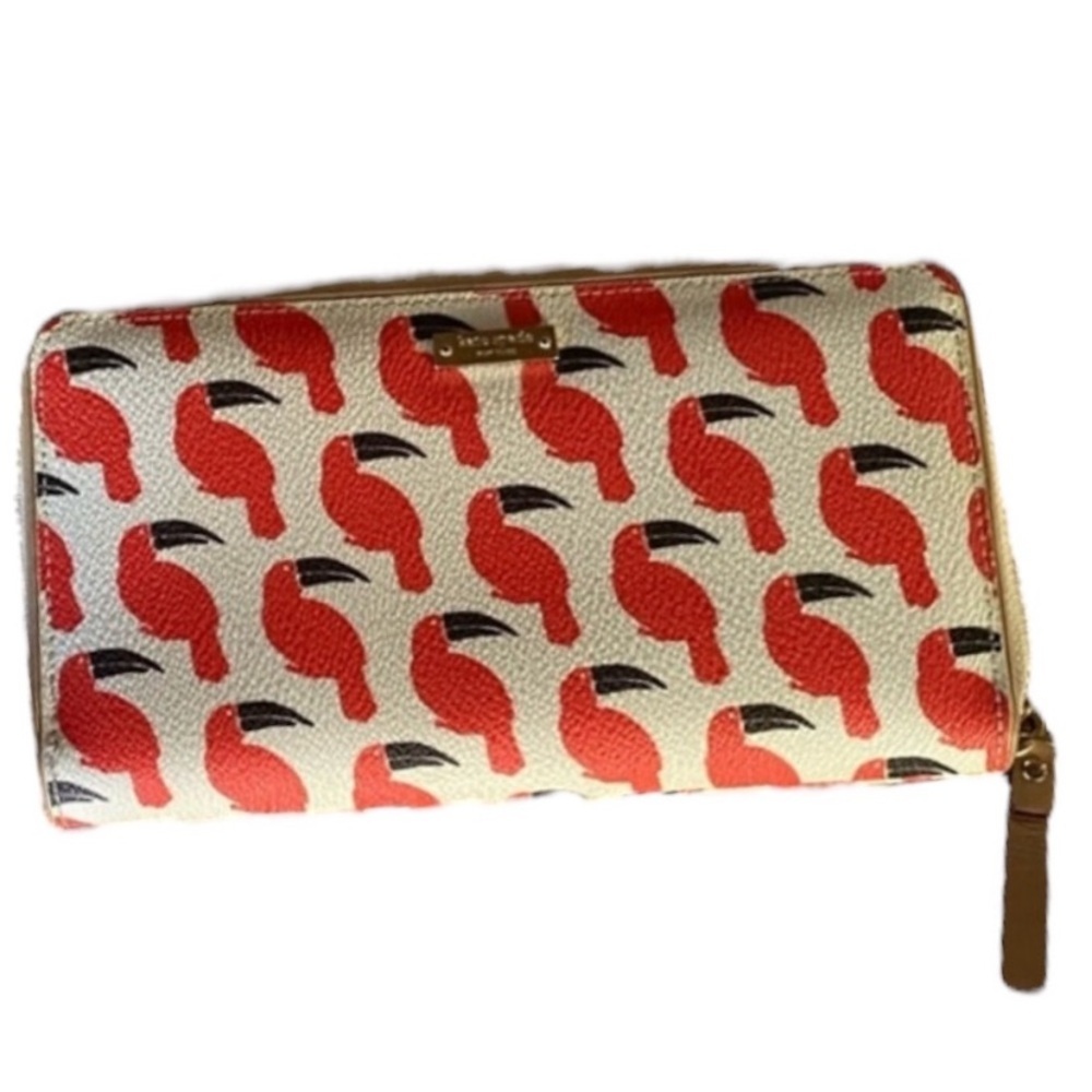 Kate Spade Long Wallet - Storybook Lining EUC